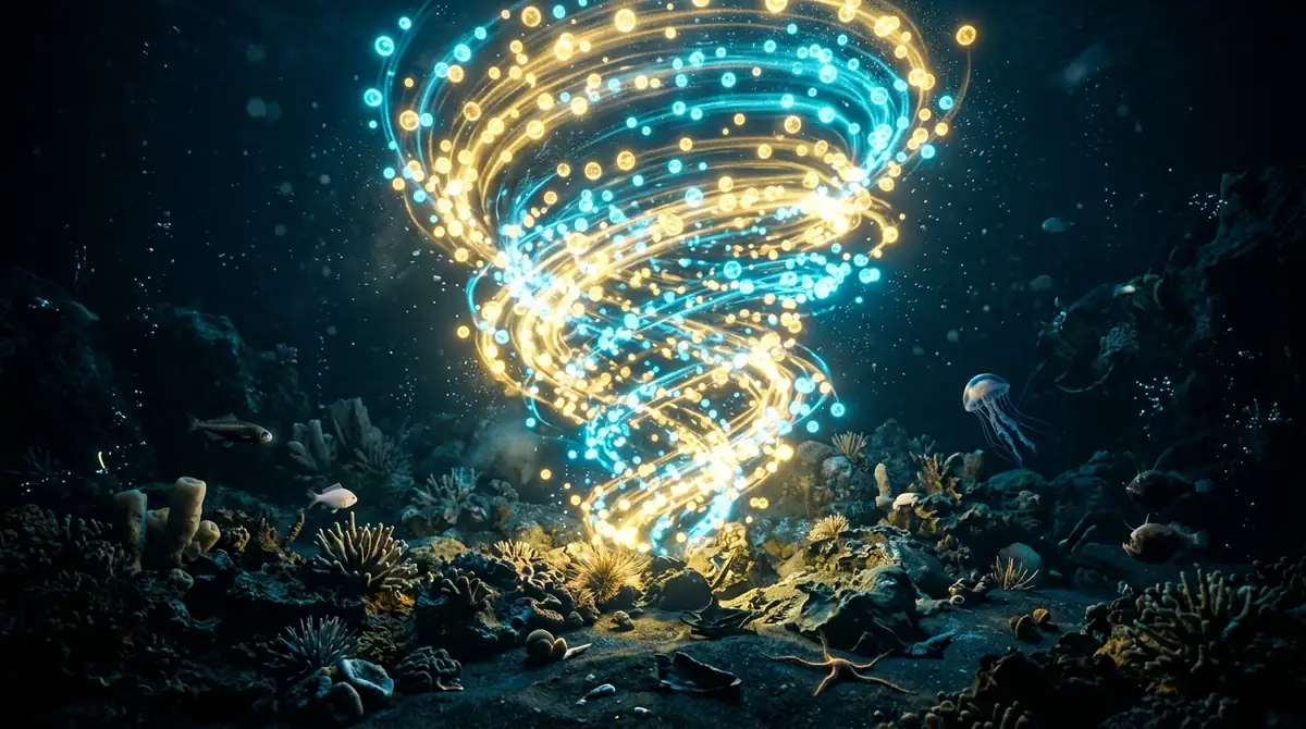 Swirling vortex of Lumens